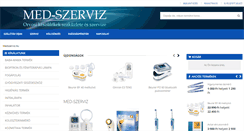 Desktop Screenshot of medszerviz.hu