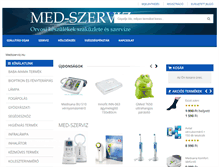 Tablet Screenshot of medszerviz.hu